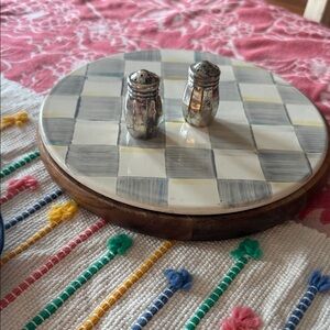 Wm A Rogers vintage Silver small Salt & Pepper